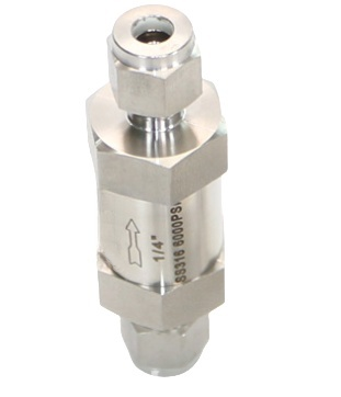 Comhla Seiceála Ferrule Cruach Dhosmálta Ardbhrú Comhla Aon Bhealach